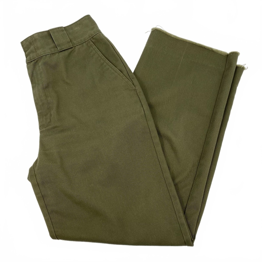 TNA Green Wide Leg Trousers | Womens 4